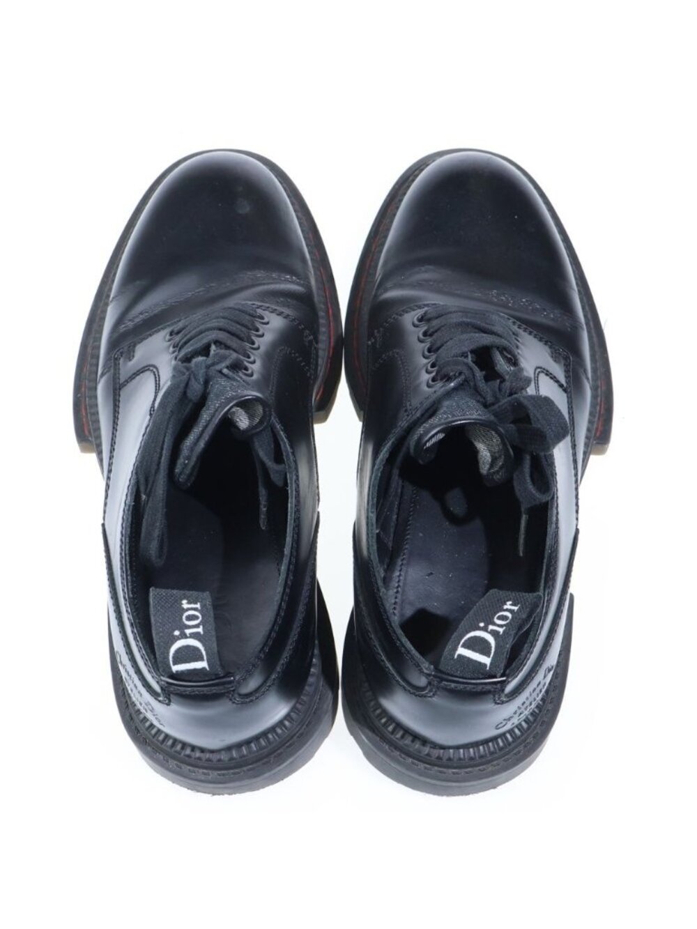 Dior Outer Feather Double Shoes Black - Picture 4 of 6
